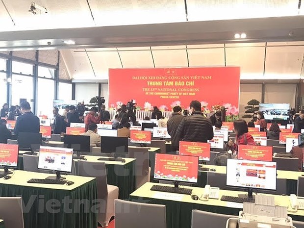 Mas de 200 medios de prensa cubriran el XIII Congreso Nacional del Partido Comunista de Vietnam hinh anh 2
