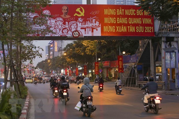 Todo listo para celebracion de “gran efemeride” del Partido Comunista de Vietnam hinh anh 1