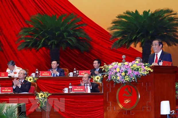 Eligen miembros del Comite Central del Partido Comunista de Vietnam del XIII mandato hinh anh 1