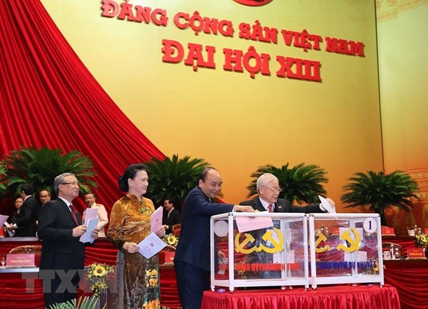 Felicita Laos a reelegido secretario general del Partido Comunista de Vietnam hinh anh 1