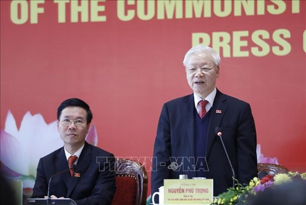 Anuncian resultados del XIII Congreso Nacional del Partido Comunista de Vietnam hinh anh 1