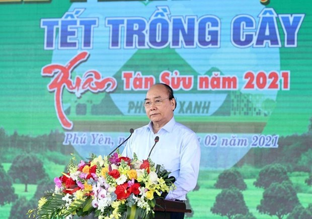 Primer ministro llama a construir un Vietnam verde hinh anh 1
