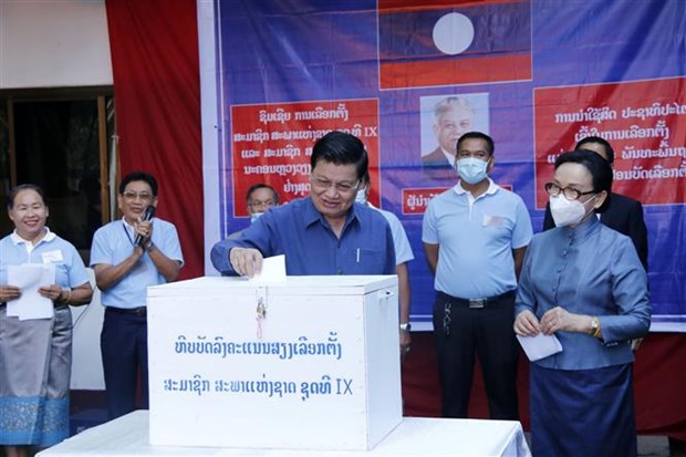 Realizan elecciones parlamentarias de Laos hinh anh 1