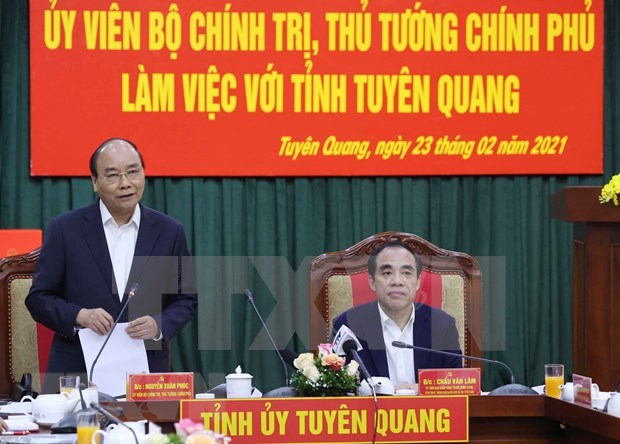 Primer ministro propuso a provincia de Tuyen Quang ampliar cobertura forestal hinh anh 1