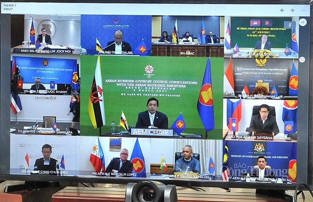 Participa Vietnam en reunion de ministros de Economia de la ASEAN hinh anh 2