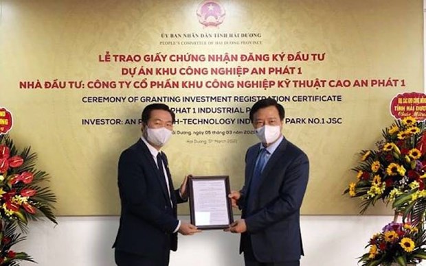 Provincia vietnamita establece parque industrial de mas 86 millones de dolares hinh anh 1