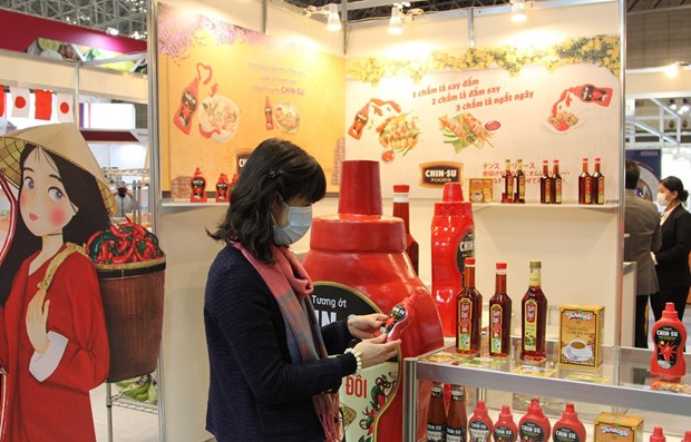 Vietnam presenta productos agricolas y alimentos en exhibicion en Japon hinh anh 1