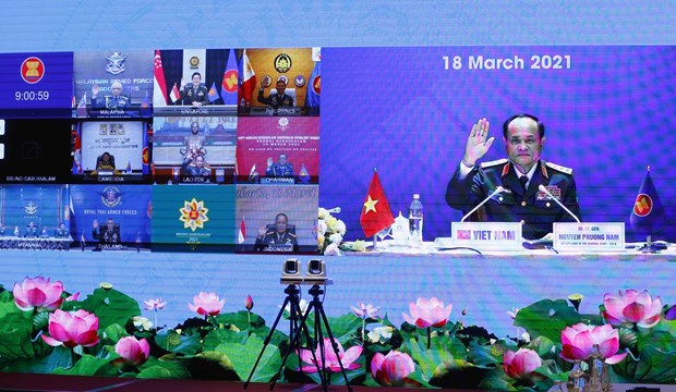 Efectuan la XVIII Reunion de Jefes de Fuerzas de Defensa de la ASEAN hinh anh 1
