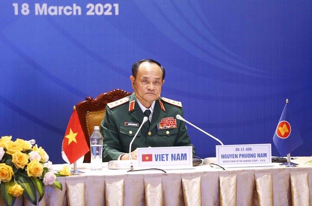 Efectuan la XVIII Reunion de Jefes de Fuerzas de Defensa de la ASEAN hinh anh 2