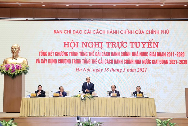 Vietnam hace balance del programa de reforma administrativa hinh anh 1