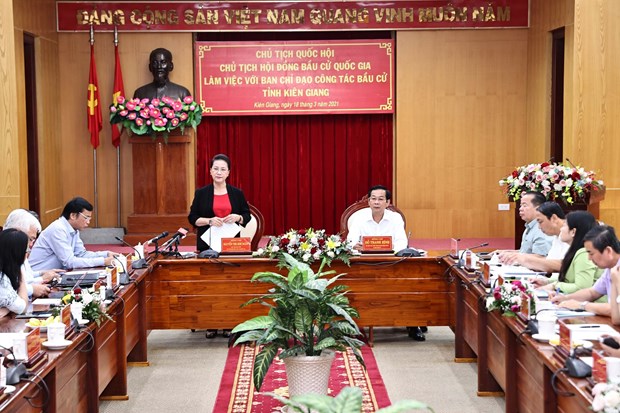 Revisan preparativos para proximas elecciones legislativas en provincia vietnamita hinh anh 1