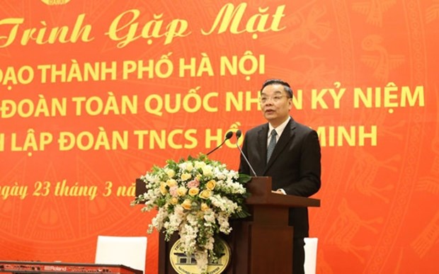 Autoridades de Hanoi aprecian aportes de jovenes al desarrollo de la capital hinh anh 1