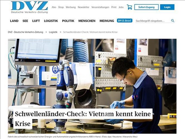 Periodico aleman resalta perspectivas del mercado de Vietnam hinh anh 1