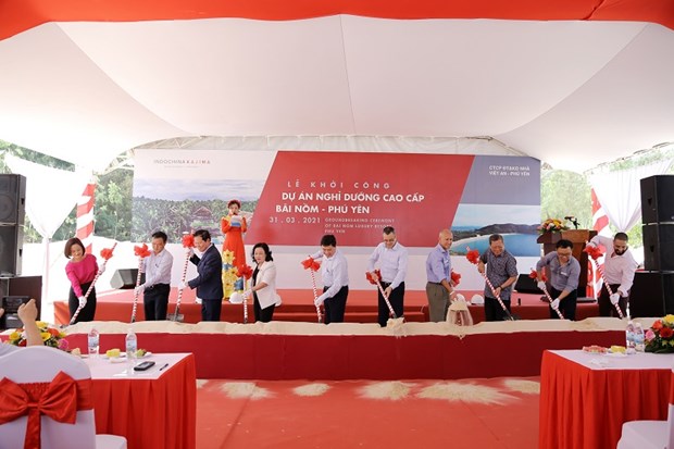 Empresa mixta Vietnam- Japon inicia construccion de resort lujoso en Phu Yen hinh anh 1