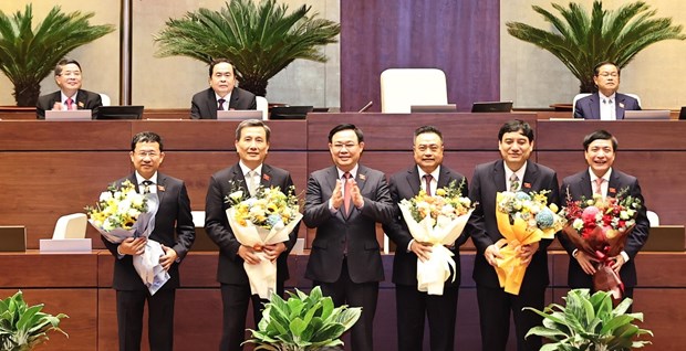 Eligen dirigentes de Asamblea Nacional y Auditoria Estatal de Vietnam hinh anh 1