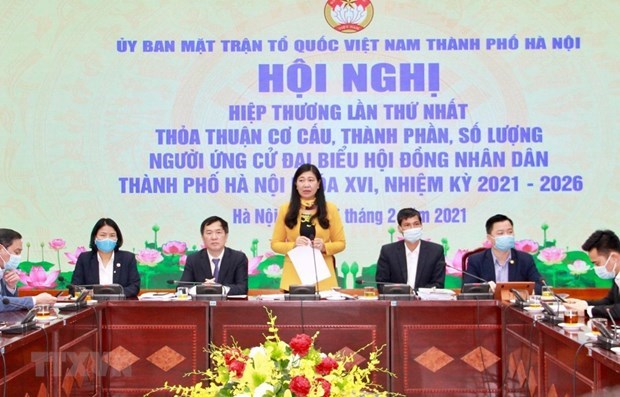 Presentan expedientes de candidatos de Hanoi a la Asamblea Nacional de XV legislatura hinh anh 1