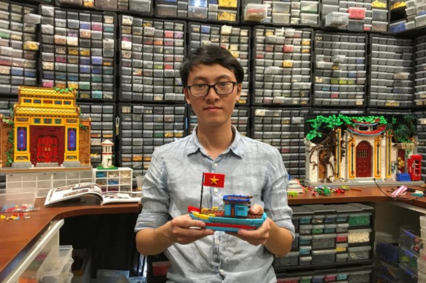 Presentan Vietnam al mundo a traves de Lego hinh anh 1