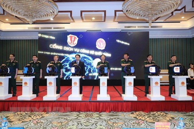 Inauguran portal de servicios publicos del Ministerio de Defensa de Vietnam hinh anh 1