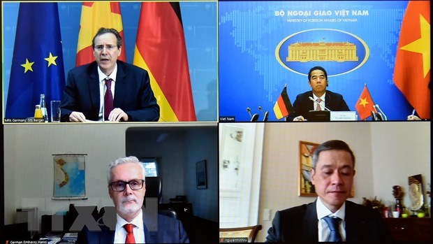 Efectuan sexta reunion del Grupo de gestion estrategica Vietnam- Alemania hinh anh 1