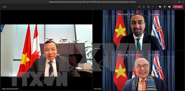 Promueven cooperacion economica entre localidades de Vietnam y Canada hinh anh 1