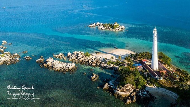 Isla indonesia de Belitung reconocida por la UNESCO como geoparque global hinh anh 1