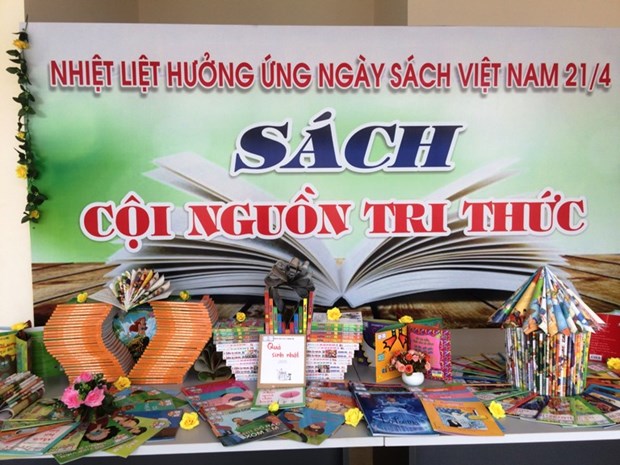 Dia del Libro de Vietnam registra amplia participacion en la provincia de Ninh Thuan hinh anh 1