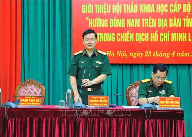 Efectuaran seminario sobre campana historica Ho Chi Minh en Dong Nai hinh anh 1