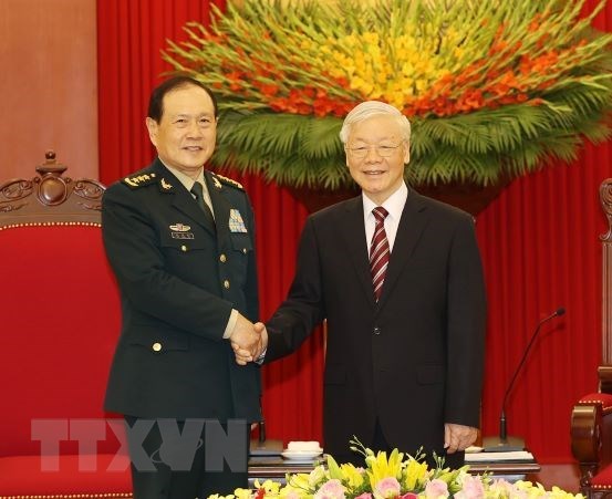 Aboga maximo dirigente partidista de Vietnam por fomento de relaciones con China hinh anh 1