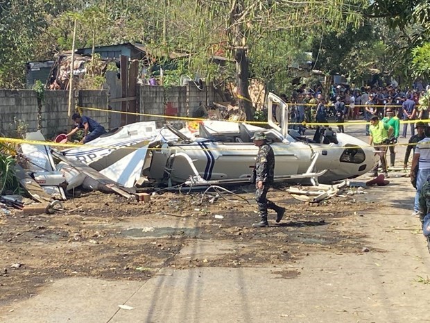 Fallece piloto en siniestro de helicoptero militar en Filipinas hinh anh 1