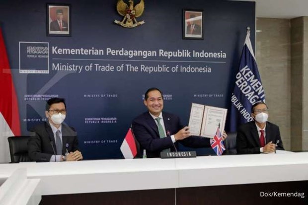 Indonesia y el Reino Unido establecen comite economico y comercial conjunto hinh anh 1