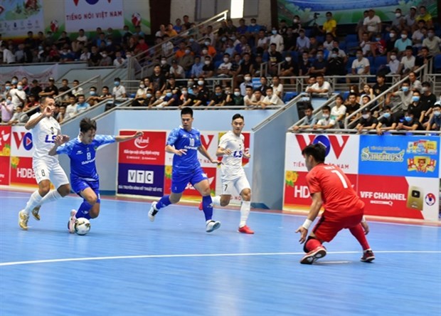 Vietnam enfrentara a Libano por un puesto en Copa Mundial de Futbol Sala hinh anh 1