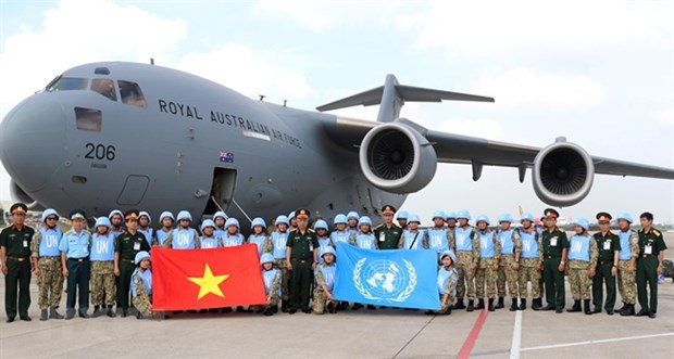 Vietnam y Australia cooperan en mision de mantenimiento de paz de la ONU en Sudan del Sur hinh anh 1