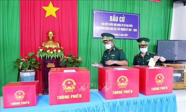 Garantizan seguridad absoluta para votantes de elecciones legislativas de Vietnam, segun medios internacionales hinh anh 2