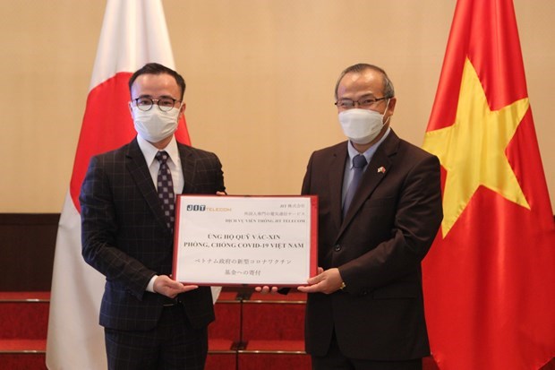 Organizaciones japonesas apoyan Fondo de Vacunas contra el COVID-19 en Vietnam hinh anh 1