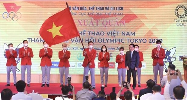 Delegacion vietnamita lista para participar en Juegos Olimpicos de Tokio hinh anh 1
