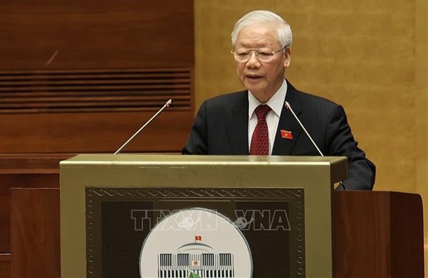 Maximo dirigente partidista de Vietnam insta a fortalecer papel de Parlamento hinh anh 1