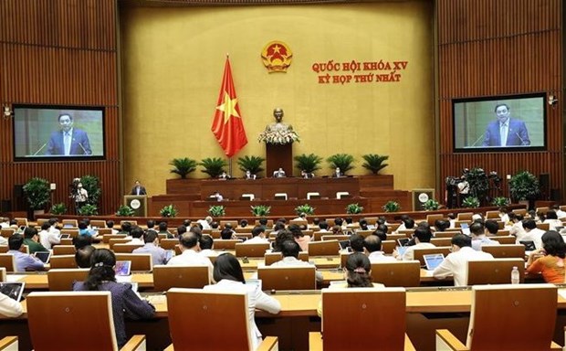 Parlamento vietnamita aprueba estructura organizativa del gobierno en el mandato 2021-2026 hinh anh 1