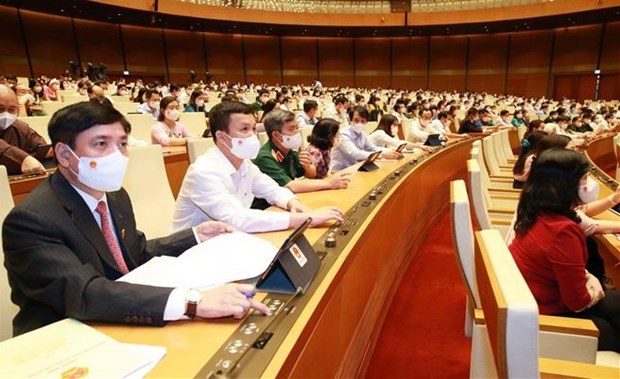 Parlamento de Vietnam adopta Resolucion sobre cantidad de miembros del Gobierno hinh anh 1