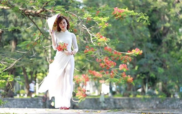 Celebran concurso fotografico en honor a la belleza de las mujeres vietnamitas hinh anh 1