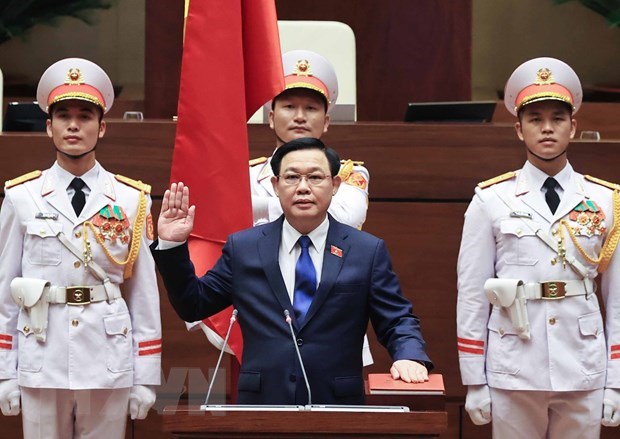 Presidente de Asamblea Nacional de Camboya felicita a titular del Parlamento vietnamita hinh anh 1