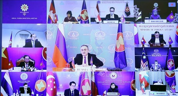 Vietnam participa en la reunion ministerial ASEAN-Rusia hinh anh 1
