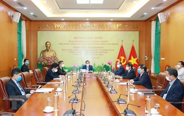 Fortalecen vinculos entre Partidos Comunistas de Vietnam y Chile hinh anh 1
