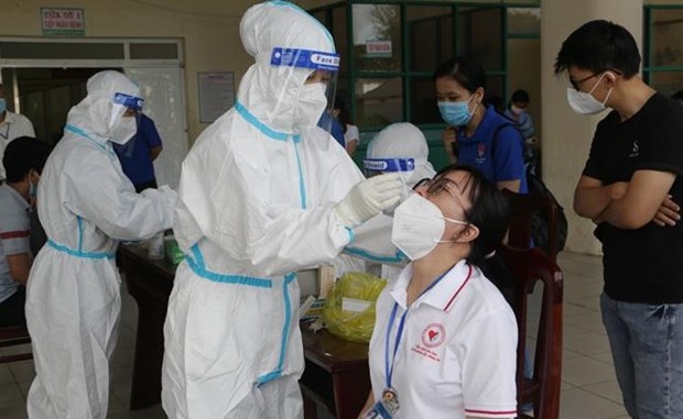 Hanoi agiliza realizacion de pruebas rapidas del COVID-19 en areas de alto riesgo hinh anh 1