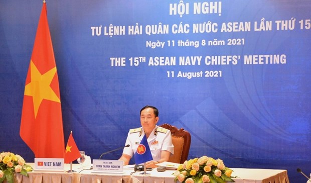 Vietnam participa en XV Reunion de Comandantes de Fuerzas Navales de ASEAN hinh anh 1
