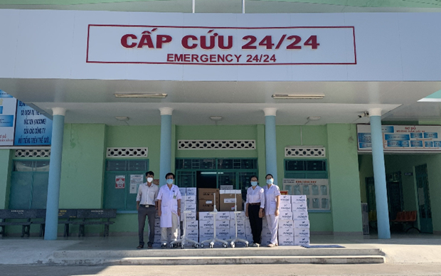 Establecen cajeros automaticos de oxigeno en Ciudad Ho Chi Minh en respuesta al COVID-19 hinh anh 1