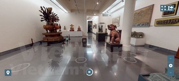 Museo de Bellas Artes de Vietnam ofrece visitas virtuales 3D hinh anh 1