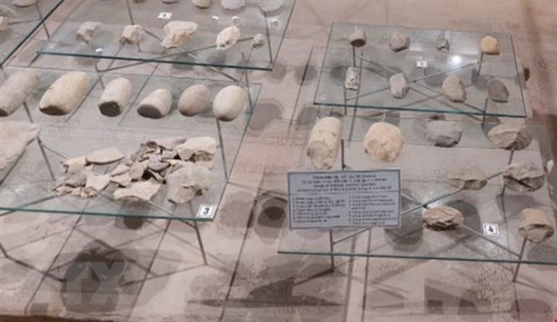 Descubren numerosas herramientas prehistoricas en provincia vietnamita hinh anh 1
