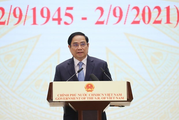 Primer ministro de Vietnam asistira a la Cumbre Global de Comercio de Servicios 2021 hinh anh 1
