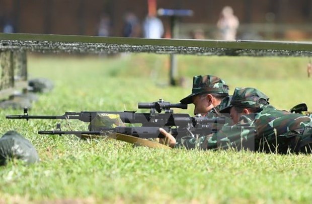 Army Games 2021: Vietnam gana medalla de oro en concurso “Frontera de francotirador” hinh anh 1