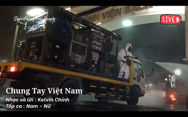 Lanza Hanoi ocho canciones para alentar la lucha antipandemica hinh anh 1